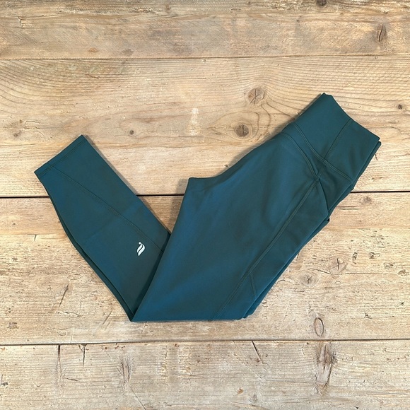 NWT- Fabletics PureLuxe High-Waisted Pocket 7/8 Leggings -EVERPINE - Picture 4 of 13